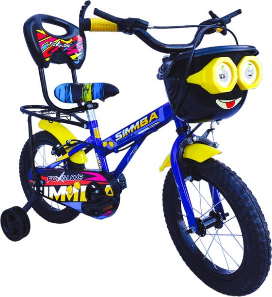 FOXGLOVE SIMMBA 14.235 KIDS CYCLE FANCY BLUE 2 TO 5 YRS 90% FITTED 14 T