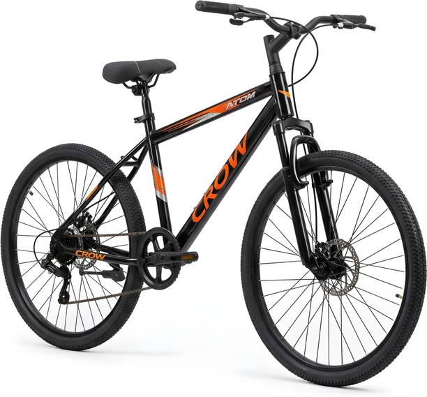 Crow ATOM 7 SPEED GEAR CYCLE | DUAL DISC BRAKES |FRONT SUSPENSION FORK | MTB 27.5 T (inch) Mountain Cycle