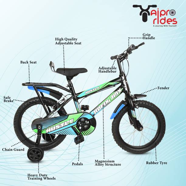 xaipro plus 16T HUSTLE BMX (M-RIM) SKY BLUE BICYCLE 16 T BMX Cycle