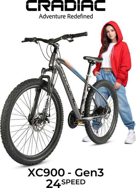 CRADIAC XC 900 24SPEED Gen 3 | 6061 ALLOY FRAME | FULLY FITTED | ZOOM LOCKOUT SUSPENSION 27.5 T