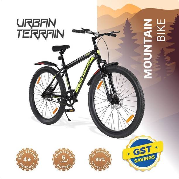 Urban Terrain Galaxy Pro 27.5T High Performance Mountain Cycles For Men With Dual Disc Brake 27.5 T (inch) Road Cycle