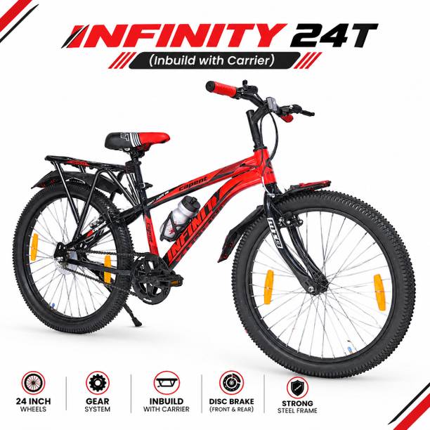 CAPENT Infinity 24T IBC Cycle with Carrier for Big Kids Boys/Girls 9 to 13 age 24 T (inch) Road Cycle