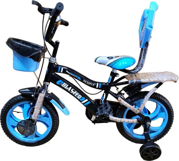 NEXOVA 14T LITTLE BLASTER CARRIER DELUXE(SKY-BLUE) FOR 3 TO 4 YEARS KIDS 14 T BMX Cycle