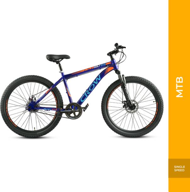 Crow WOLF SINGLE | FULLY FITTED | NON-GEARED | MTB | FRONT SUSPENSION | DUAL DISC 27.5 T Mountain Cycle