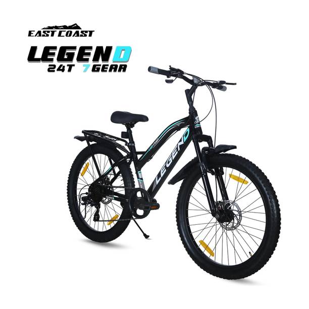 EAST COAST LEGEND 24T Bicycle Big Kids Boys & Girls 9 to 15 age 7 SPEED 24 T (inch) Mountain Cycle