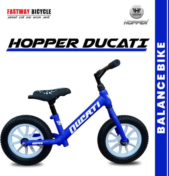 Fastway Bicycle Hopper Balance Bike 12T Kids | Blue | Age 2-4 Years | 99% Assembled | 12 T (inch) Utility Bike