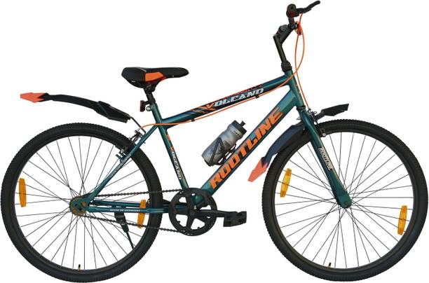 ROOTLINE VOLCANO 26T Mountain Single Speed Peacock Green Front Suspension 26 T (inch) Mountain Cycle