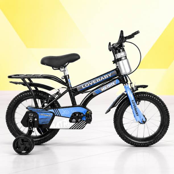 LOVE BABY 14T Kids Bicycle with Training Wheels, Baby Cycle for Boys & Girls Age 2-5 Years 14 T (inch) BMX Cycle