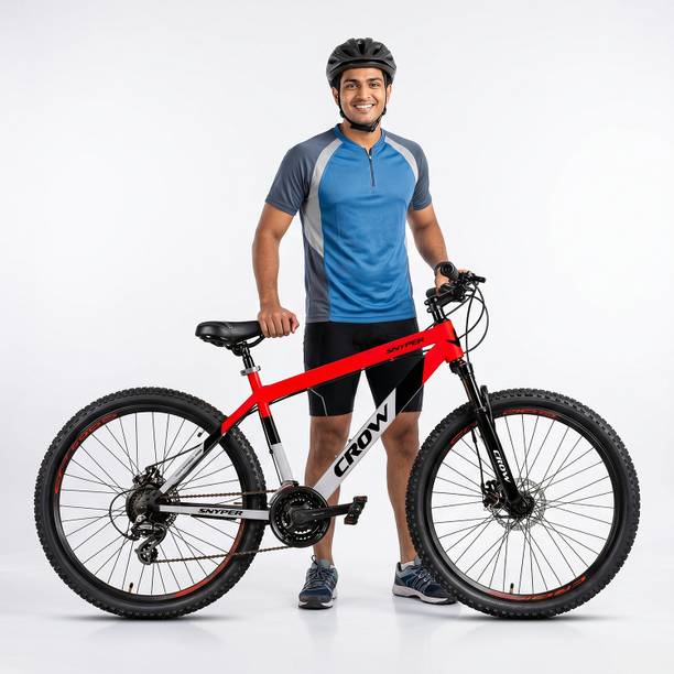 Crow SNYPER 21 SPEED|27.5 T MTB|DUAL DISC BRAKE|FRONT SUSPENSION|shimano gears 27.5 T (inch) Mountain Cycle