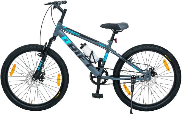 vesco Drift 24T Bicycle Big Kids Boys & Girls 9 to 15 age 24 T Mountain Cycle
