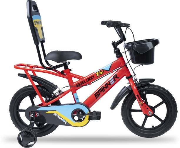 Sheldon Spinner 14T Kids Cycle with Training Wheels for Boys & Girls | Road Cycle 14 T Road Cycle