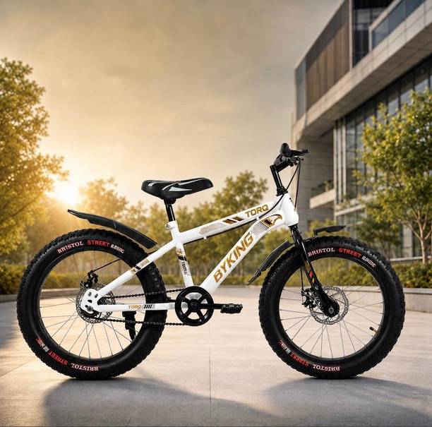 BYKING Premium Quality Kids Cycle , Double Disc | FALCON 20 T (inch) Fat Tyre Cycle