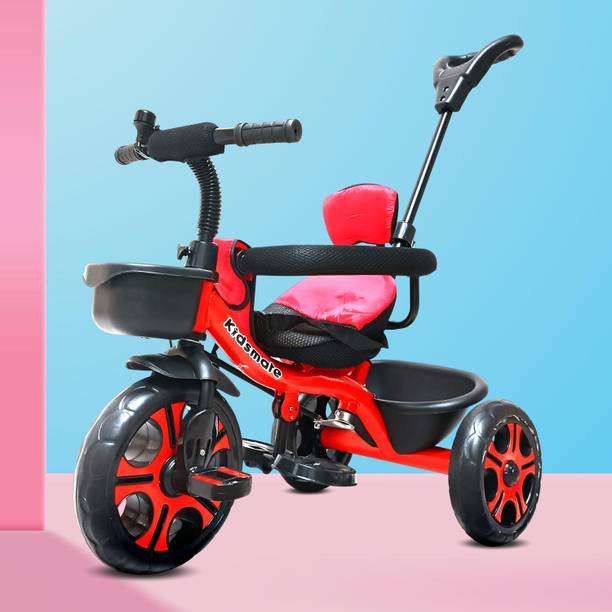 Kidsmate Thunder 2.0 Plug N Play Kids Tricycle: Equipped with Safety Guard Rail, 10 T