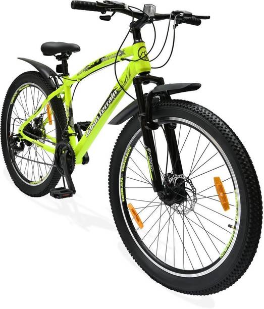 Urban Terrain Shimano Geared 27.5T Cycles for Men with Dual Disc Brake MTB Bolt Ultra 27.5 T (inch) Road Cycle