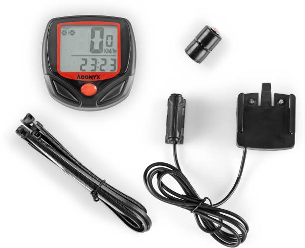 ADONYX 14 Function Waterproof Bicycle Computer Odometer Speedometer Wired Cyclocomputer