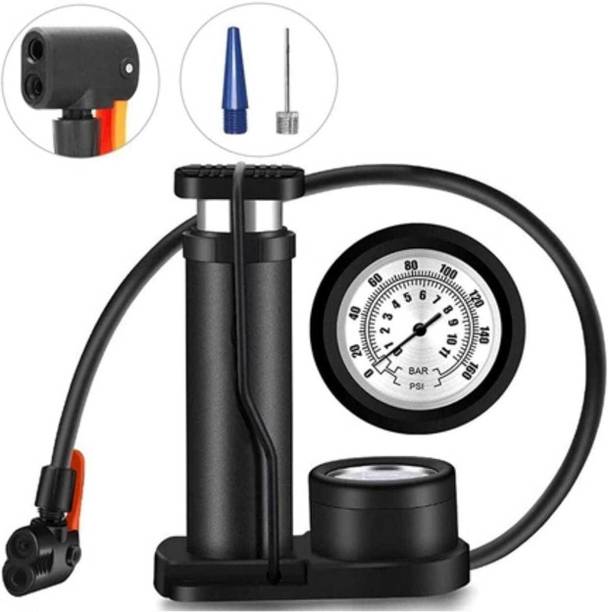 Handcraftd Cycle Air Pump for Bicycle and Bike Wired Cyclocomputer