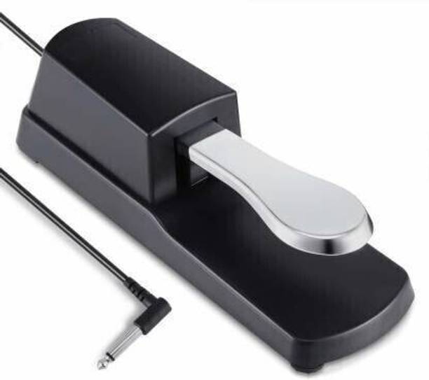 eRise Sustain Pedal Foot Damper Pedal for Digital Electronic Piano Keyboard Sustain Pedal for Yamaha, Roland, Casio, Korg, Behringer, Moog - Universal Foot Pedal Black Damper & Sustain Pedal Damper & Sustain Pedal