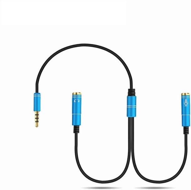Elevea 2-in-1 Cable 0.2 m 3.5mm TRRS Female to Dual 3.5mm TRS Male Audio Y Splitter - 15 Years Warranty