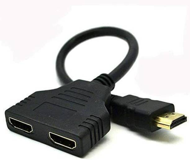 GoodsBazaar 2-in-1 Cable 13 m HDMI Male to HDMI Male Cable High-Speed 3D 4K Full HD 1080p and Audio Return