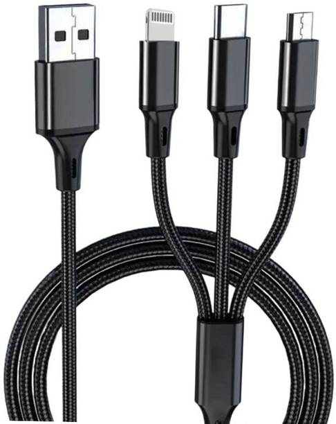 G2L 3-in-1 Cable 1 m Best Quality USB Phone Cable Charging Cable 3 in 1 Multi USB Cable Multiple Charger Fast Charging Cord