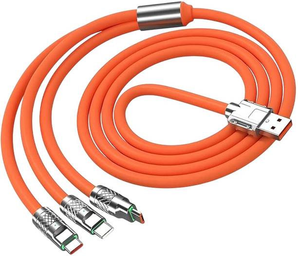 U7 3-in-1 Cable 1.2 m 3-in-1 Cable 1.2 m Multi USB Charging Cable | Fast Charging Data Cable with Type-C, Lightning, Micro USB
