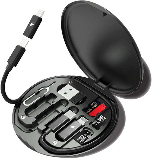 FITRIC 3-in-1 Cable 0.29 m All in One 60W USB Fast Charging Travel Data Cable