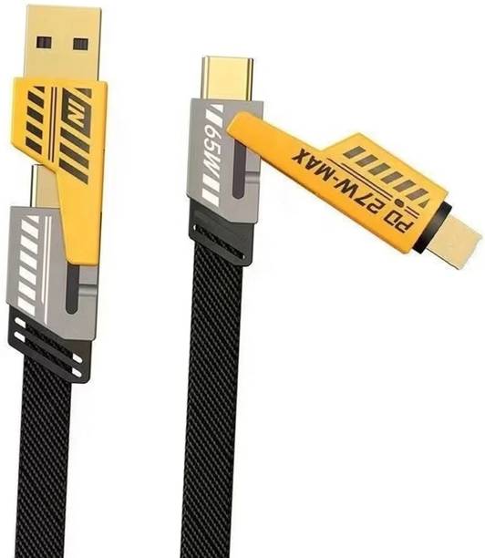 CIHROX 3-in-1 Cable 1.2 m Introducing Super Fast USB C Charging Cable, Ultimate In Connectivity Versatility Our 4-In-1 Multi-Function 65W USB-C To USB-C Cable, Complemented By a 27W USB-A To Lightning Cable, USB C to Lightning Cable