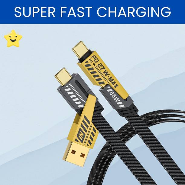 K2J 4-in-1 Cable 1 m 4 IN 1 Charging Cable, Multi Functional Fast Charging Cable For All DeviceJ190