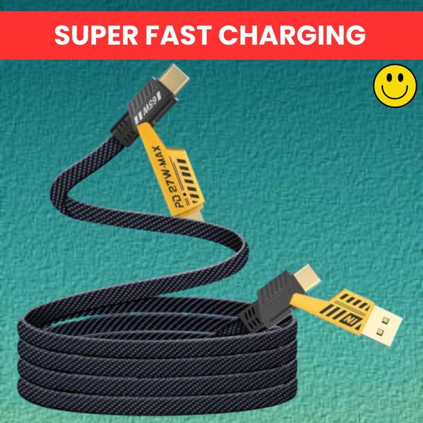 SACRO 4-in-1 Cable 1 m 4 IN 1 Braided Multi Functional Fast Charging Cable with Fast Data TransferW338