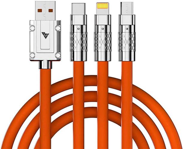 KhushiGadgetHub 4-in-1 Cable 1 m USBChargingCable-01