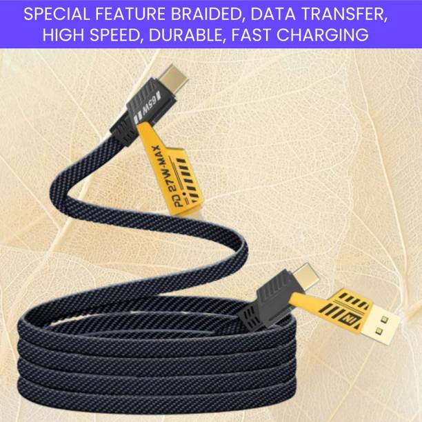 SACRO 4-in-1 Cable 1 m 4-in-1 Multi-Port Fast Charging, Data Sync Cable for Lightning, Type-C, USBY202