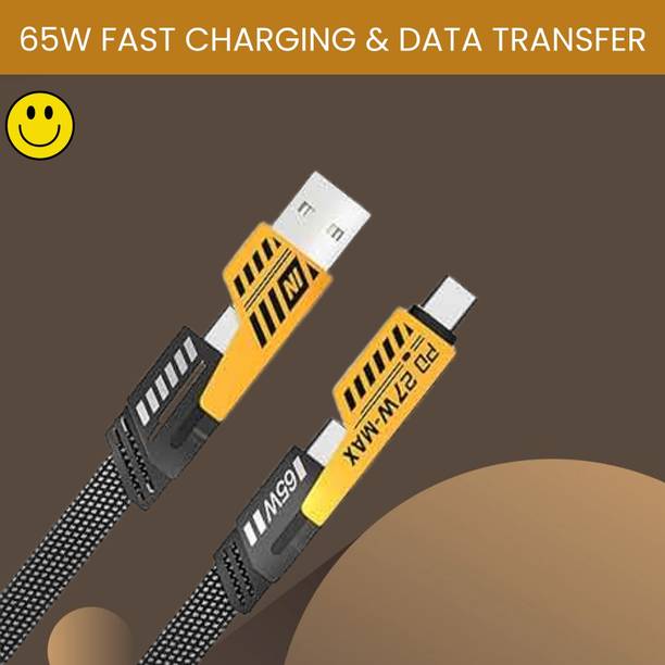 SACRO 4-in-1 Cable 1 m 4 IN 1 Braided Multi Functional Fast Charging Cable with Fast Data TransferQ181