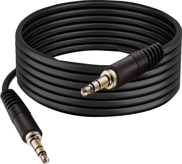LQTON AUX Cable 5 m Meter 3.5mm Stereo To 3.5mm Stereo Aux Cable For Speakers,mobile,