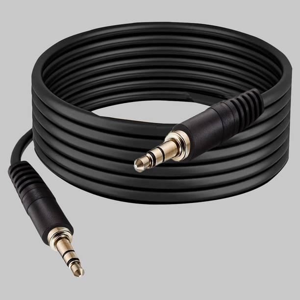 LQTON AUX Cable 3 m Premium Silicone Super Soft Aux Cable