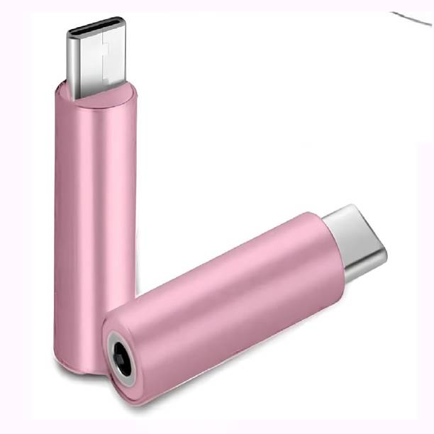 RALGUAT Multicolor Type C to 3.5 mm Audio Jack for OnePlus , IQOO, VIVO, OPPO, REALME, POCO Phone Converter