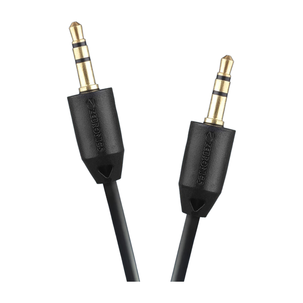 ZEBRONICS AUX Cable 1 m Zeb-ASC100(Black)