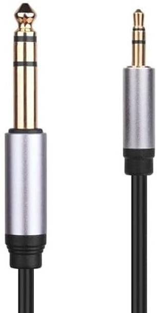 WiredCom AUX Cable 5 m 3.5mm To 6.35mm Jack Audio Adapter