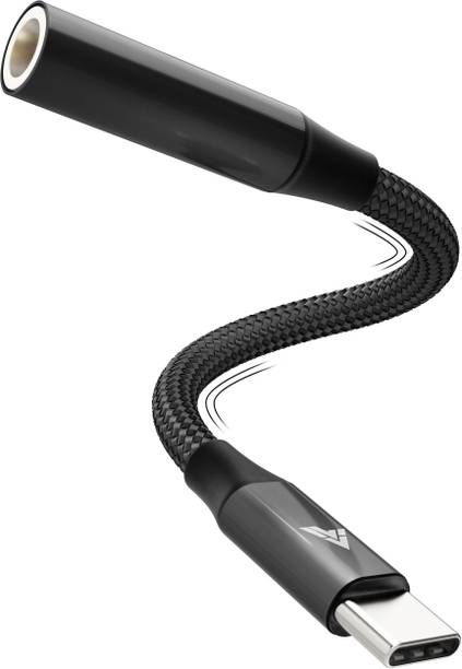 Vaku Luxos AUX Cable 0.05 m SonicArc Type C to 3.5 mm Jack Digital Audio DAC 24bit/96KHz 3.5mm Connector Aux Cable,Headphone,Earphone USB C Converter/Adapter