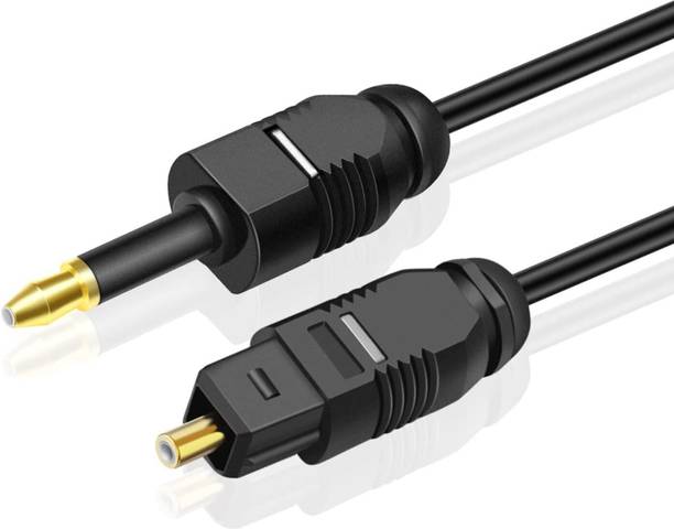 Tobo Digital Coax Audio Cable 3 m metal Mini Toslink to Toslink Digital Optical Audio Cable - Standard Toslink to Mini Toslink Male Plug Connector Adapter Converter Jack Wire Cord (3 Meter) TD-697OC