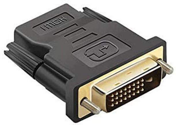odimi  TV-out Cable DVI to HDMI Converter DVI (DVI-D) to HDMI Male to Female Gold-Plated Adapter