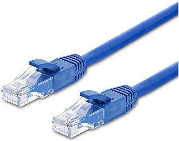 BKC Ethernet Cable 3 m Cat6 LAN Cable 3M Blue High Speed RJ45 Ethernet Patch Cord