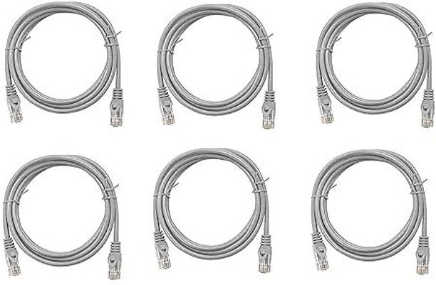 WiredCom Ethernet Cable 5 m Cat 6 Ethernet LAN Cable