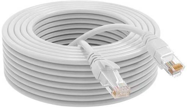 Tizum Ethernet Cable 10 m Metal shielding Cat6 10 Meter LAN Cable| High Speed 10Gbps 550MHz RJ45 Internet Patch Cord