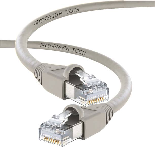 Jainendratech Ethernet Cable 0.25 m Cat6 Ethernet LAN Cable [ 0.25 Meter ] 0.75 feet0 | High-Speed RJ45 Network Cable for Modem, Switch, Patch Panel