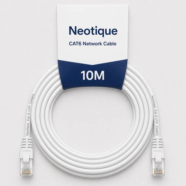 neotique Ethernet Cable 2 m HDPE High Speed CAT6/Cat 6 Ethernet Cable Network Cable Internet Cable RJ45 LAN Wire High Speed Patch Cable Computer Cord