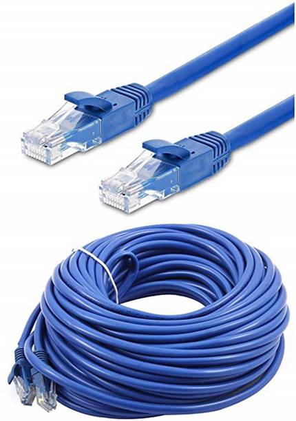 TERABYTE Ethernet Cable 27.75 m 27.75 METER RJ45 Patch Cable CAT5/5E Network Internet LAN Wire High Speed