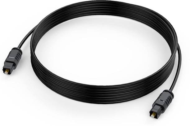 Emk Fiber Optical Cable 2 m Optical Audio Cable,Fiber Optic Cable Ultra-Thin Cord,Spdif Toslink Optical Cable Compatible With Tv Sound Bar Home Theater Ps4 Xbox Samsung Vizio Bose 2 METER