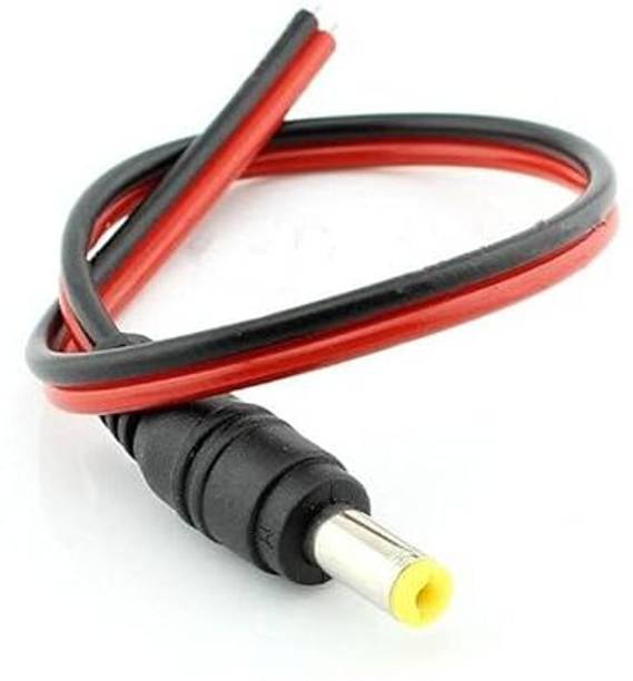 WiredCom Fiber Optical Cable 0.5 m DC Power Pigtail Male Cables