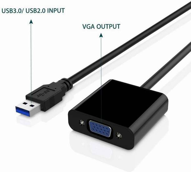 Etzin HDMI Adapter 0.01 m USB 3.0 to VGA Adapter Converter EPL-773UG