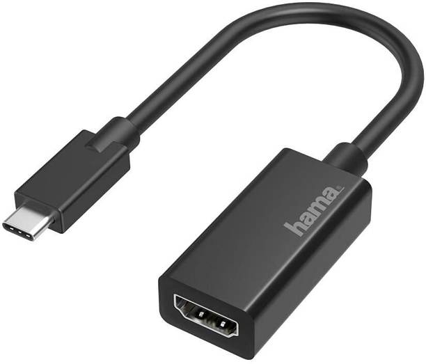 Hama HDMI Adapter 0.25 m Adapter USB C to hdmi 1x HDMI Female - 1x USB-C™ Male With 5 Year Warranty